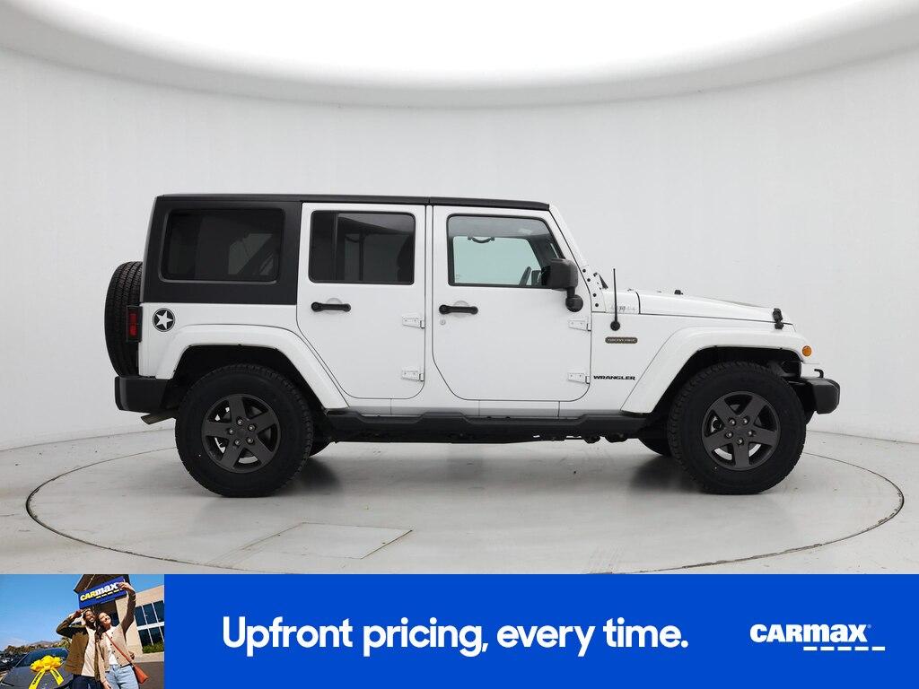 used 2016 Jeep Wrangler car, priced at $17,998