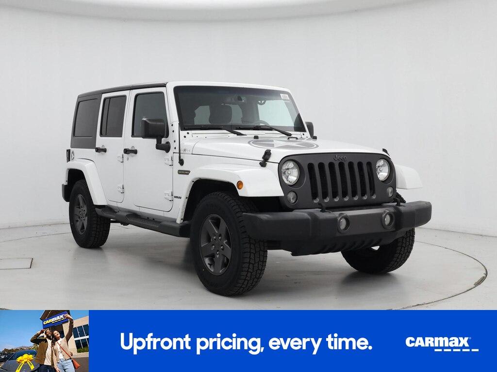 used 2016 Jeep Wrangler car, priced at $17,998