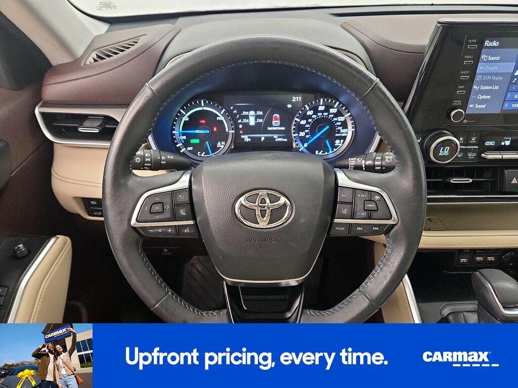 used 2021 Toyota Highlander Hybrid car, priced at $37,998