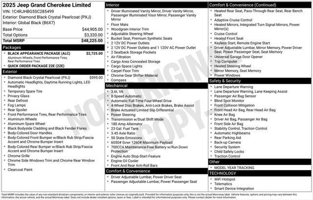 new 2025 Jeep Grand Cherokee car, priced at $45,246