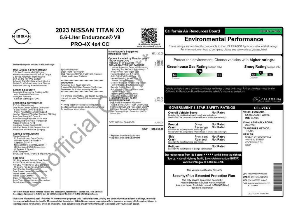 used 2023 Nissan Titan XD car, priced at $42,420