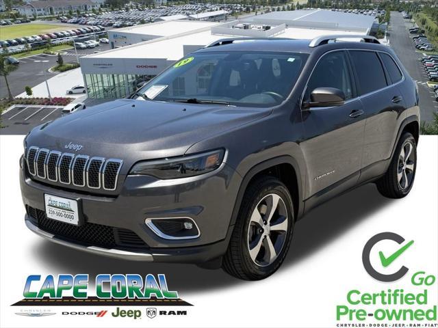 used 2019 Jeep Cherokee car, priced at $18,200