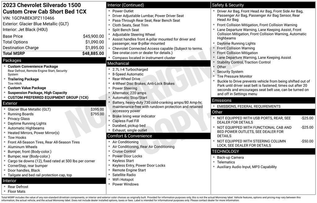 used 2023 Chevrolet Silverado 1500 car, priced at $23,934