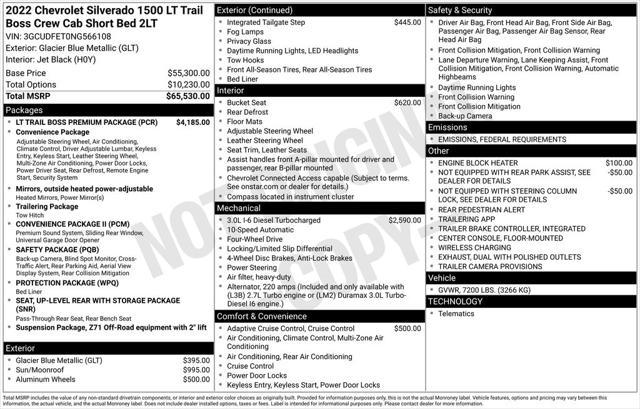 used 2022 Chevrolet Silverado 1500 car, priced at $46,635