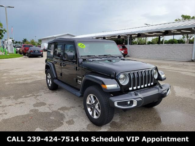 used 2020 Jeep Wrangler Unlimited car, priced at $28,862