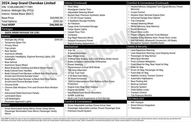 used 2024 Jeep Grand Cherokee car, priced at $34,781