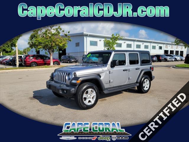 used 2021 Jeep Wrangler Unlimited car, priced at $30,679