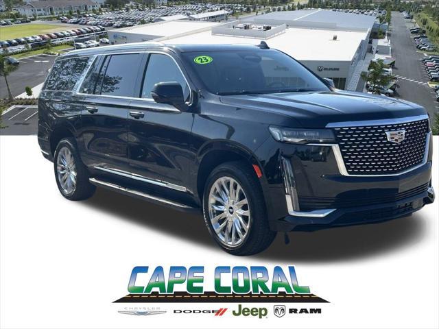used 2023 Cadillac Escalade ESV car, priced at $65,397