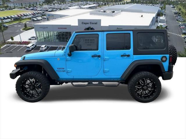 used 2018 Jeep Wrangler JK Unlimited car, priced at $19,906