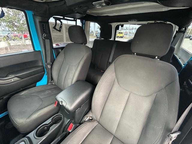 used 2018 Jeep Wrangler JK Unlimited car, priced at $19,906