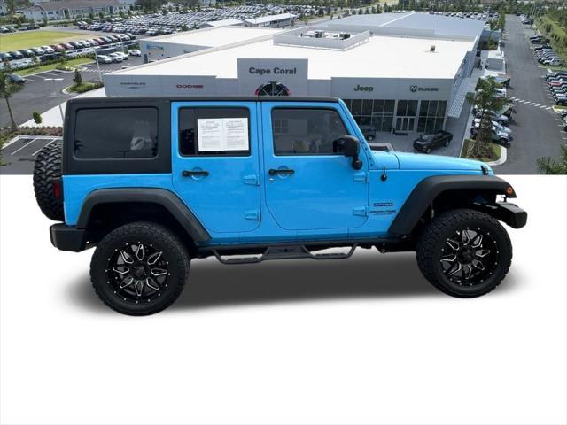 used 2018 Jeep Wrangler JK Unlimited car, priced at $19,906