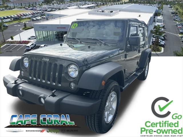 used 2016 Jeep Wrangler Unlimited car, priced at $22,990