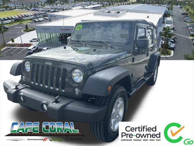 used 2016 Jeep Wrangler Unlimited car, priced at $22,990