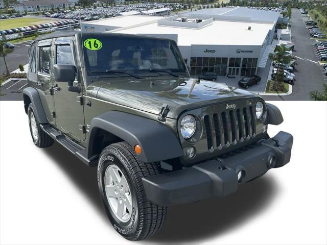 used 2016 Jeep Wrangler Unlimited car, priced at $22,990