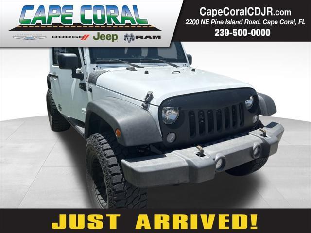 used 2017 Jeep Wrangler Unlimited car, priced at $21,979