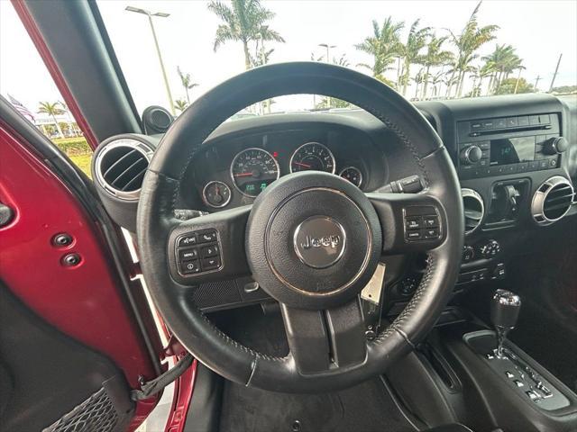 used 2012 Jeep Wrangler Unlimited car, priced at $19,924