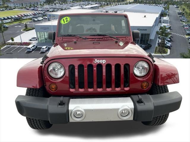 used 2012 Jeep Wrangler Unlimited car, priced at $19,924