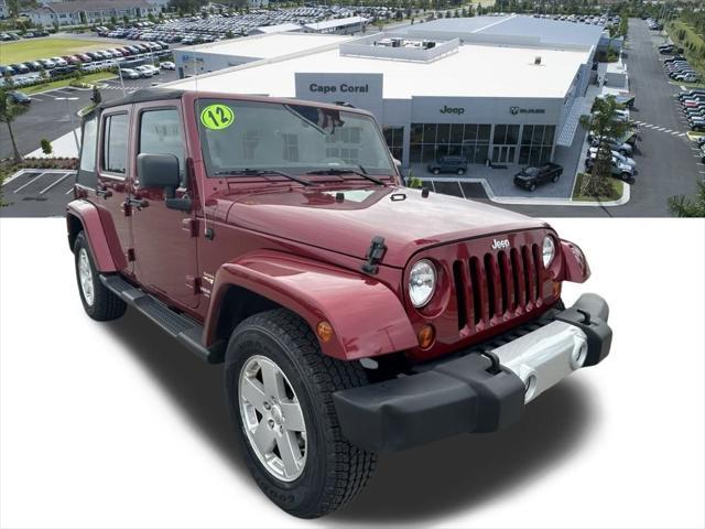 used 2012 Jeep Wrangler Unlimited car, priced at $19,924