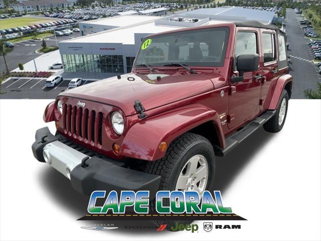 used 2012 Jeep Wrangler Unlimited car, priced at $18,924