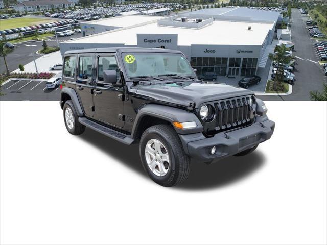 used 2022 Jeep Wrangler Unlimited car, priced at $28,921