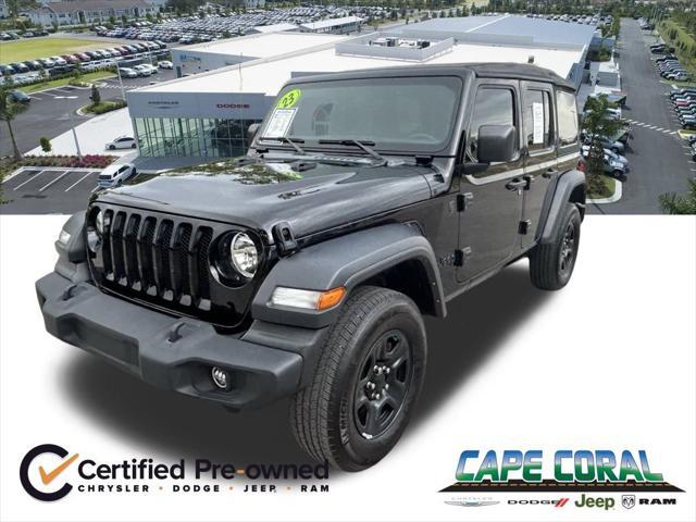 used 2023 Jeep Wrangler car, priced at $33,985