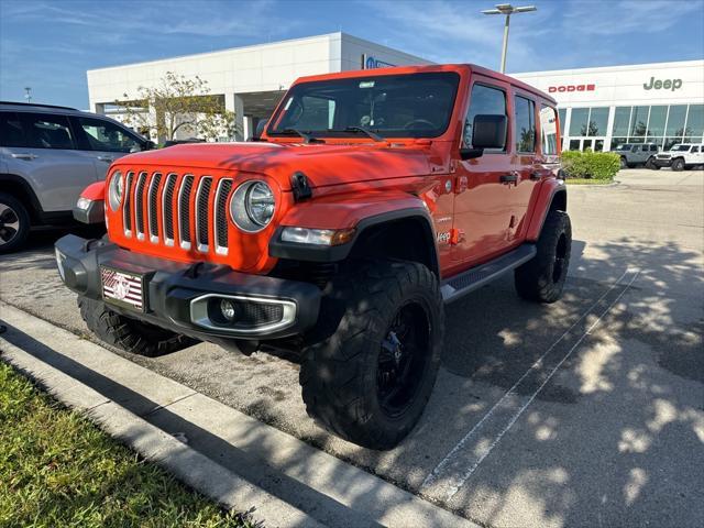 used 2019 Jeep Wrangler Unlimited car, priced at $37,887