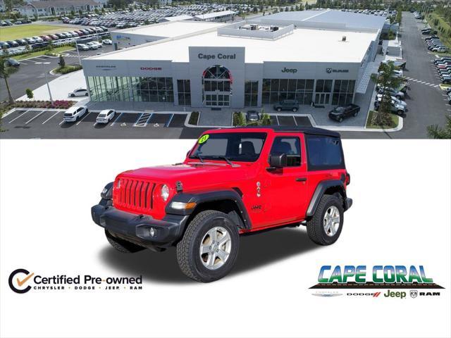 used 2021 Jeep Wrangler car, priced at $27,934