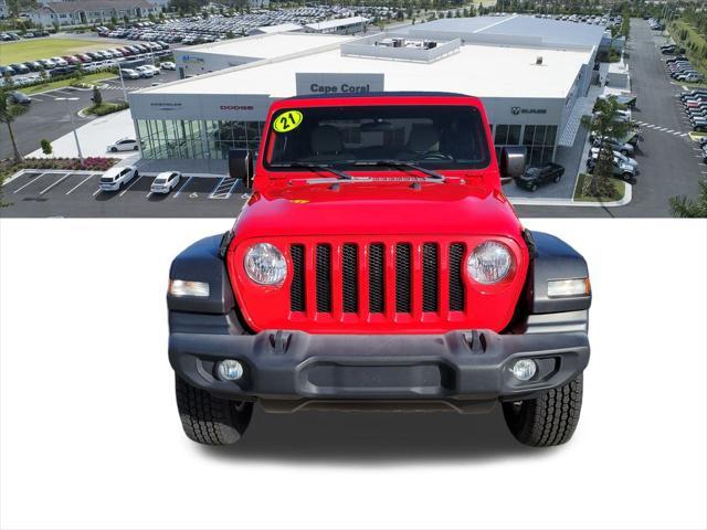 used 2021 Jeep Wrangler car, priced at $27,934