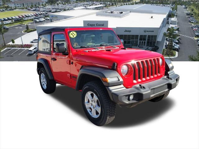 used 2021 Jeep Wrangler car, priced at $27,934