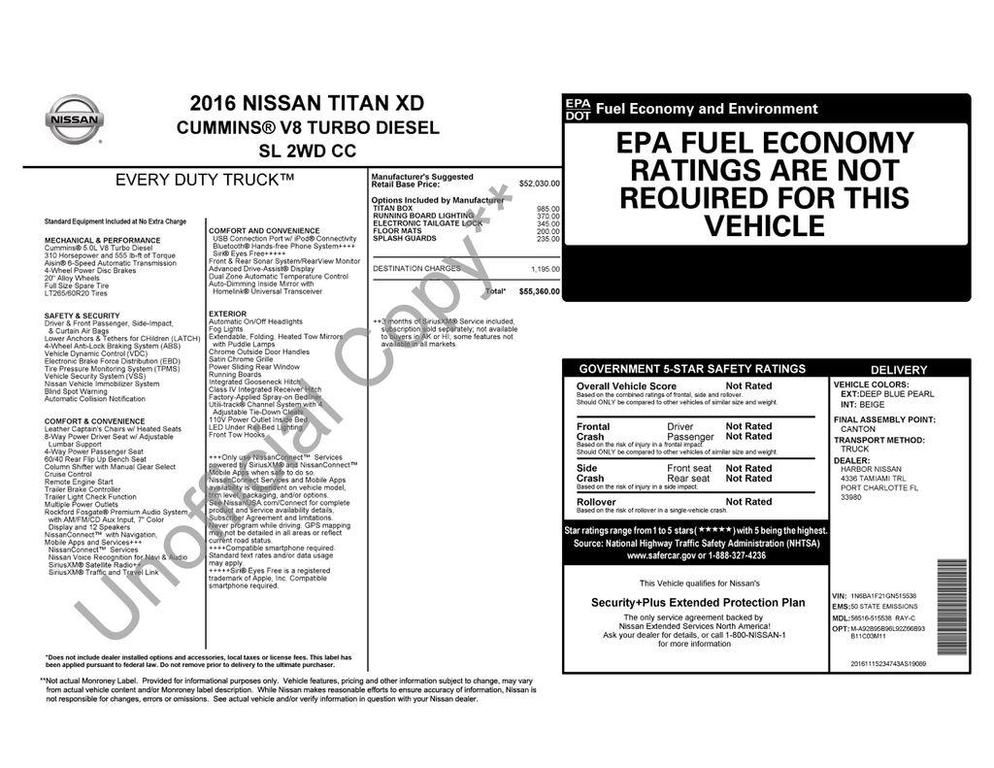 used 2016 Nissan Titan XD car, priced at $19,885