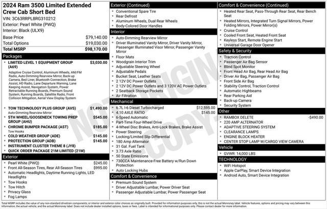 used 2024 Ram 3500 car, priced at $88,585
