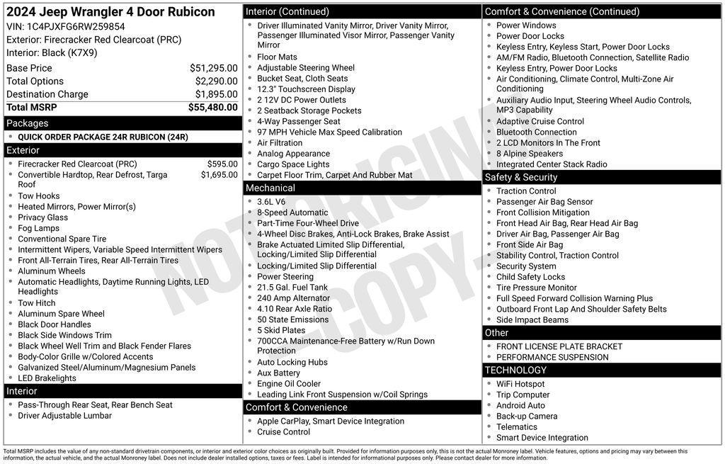 used 2024 Jeep Wrangler car, priced at $34,366