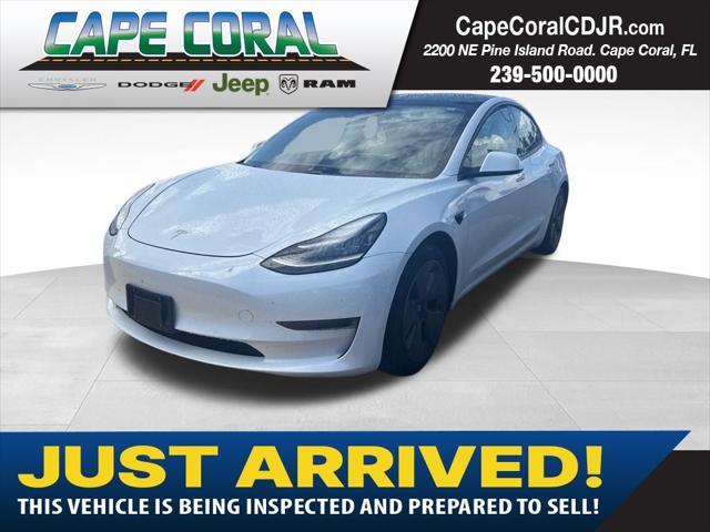 used 2021 Tesla Model 3 car, priced at $22,900