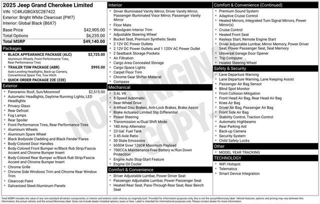 new 2025 Jeep Grand Cherokee car, priced at $43,876