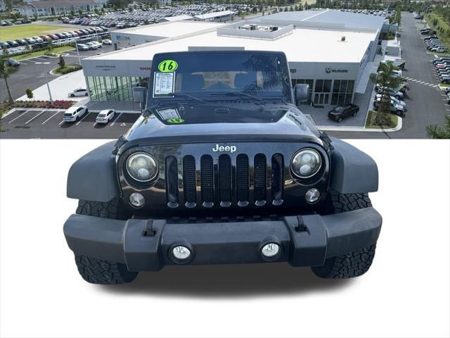 used 2016 Jeep Wrangler Unlimited car, priced at $18,497