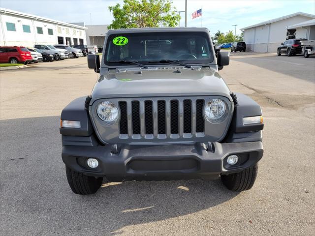 used 2022 Jeep Wrangler Unlimited car, priced at $33,557