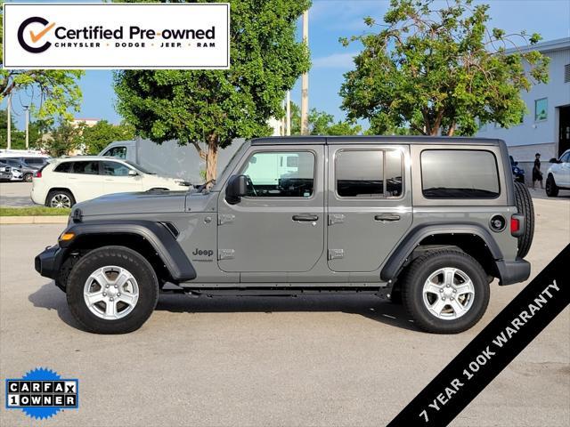 used 2022 Jeep Wrangler Unlimited car, priced at $33,557