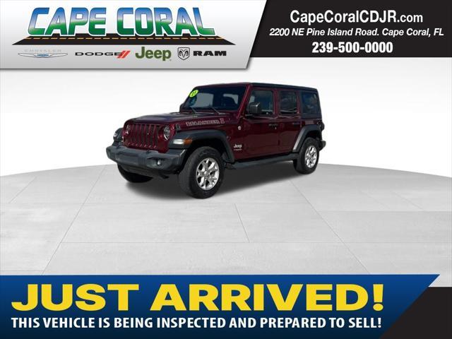 used 2021 Jeep Wrangler Unlimited car, priced at $29,585