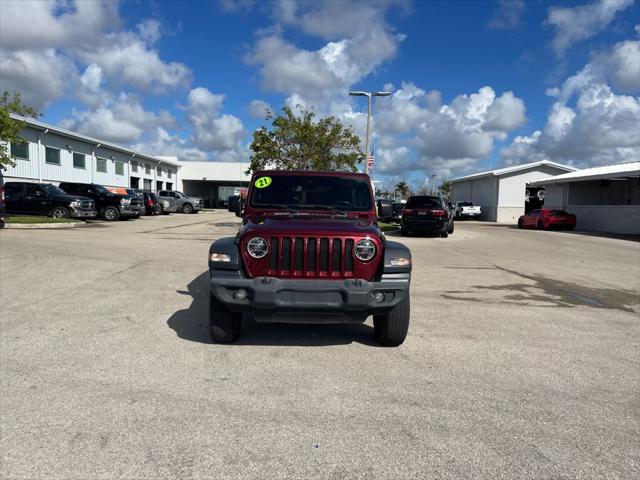 used 2021 Jeep Wrangler Unlimited car, priced at $29,997