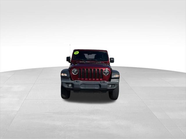 used 2021 Jeep Wrangler Unlimited car, priced at $29,585