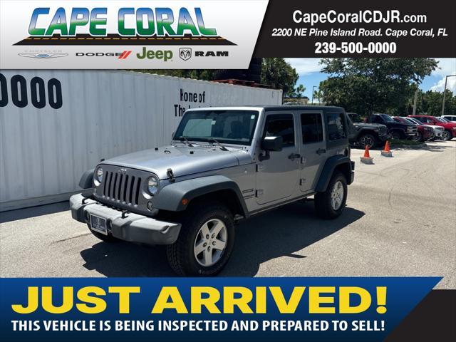 used 2016 Jeep Wrangler Unlimited car, priced at $27,987