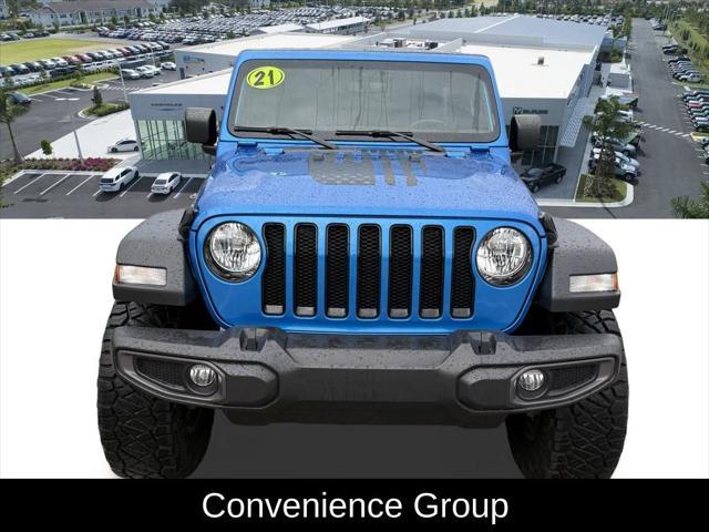 used 2021 Jeep Wrangler Unlimited car, priced at $28,915