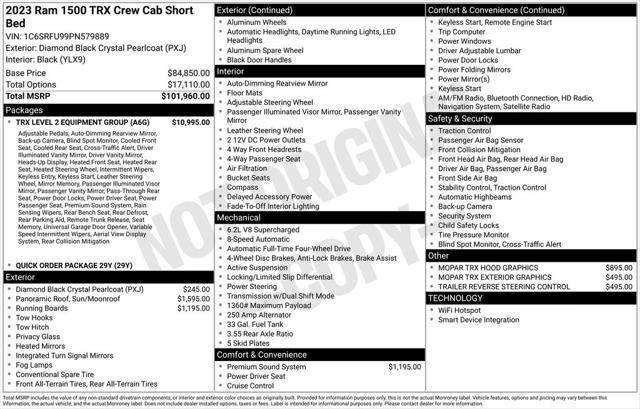 used 2023 Ram 1500 car, priced at $85,985