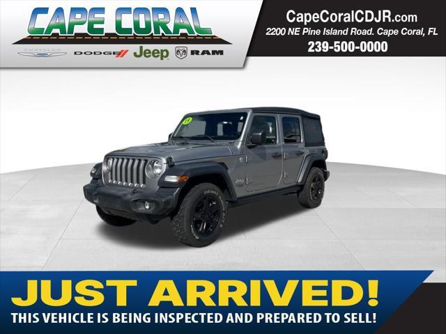 used 2019 Jeep Wrangler Unlimited car, priced at $24,947