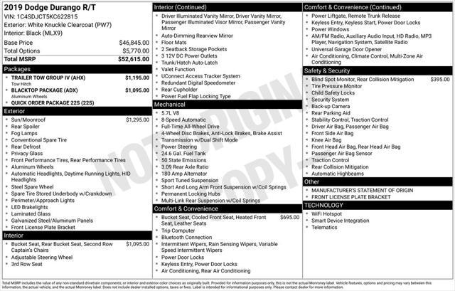 used 2019 Dodge Durango car, priced at $23,000