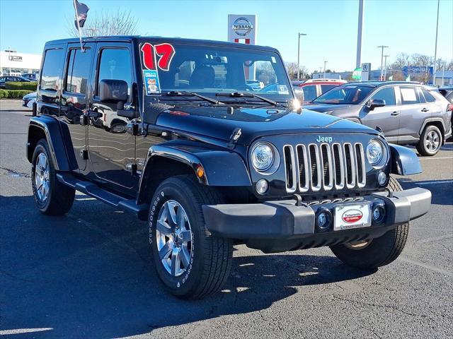 used 2017 Jeep Wrangler Unlimited car, priced at $24,517