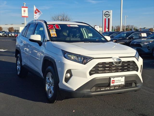 used 2021 Toyota RAV4 car, priced at $29,725