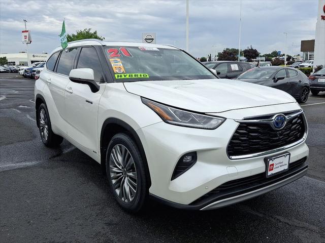 used 2021 Toyota Highlander Hybrid car, priced at $36,563