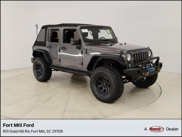 used 2018 Jeep Wrangler JK Unlimited car, priced at $24,998