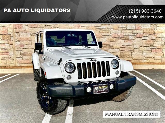 used 2015 Jeep Wrangler Unlimited car, priced at $17,999